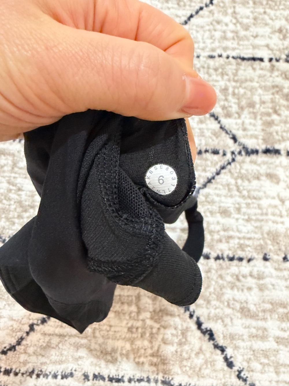 lululemon athletica Black Racerback Sports Bra - Picture 3 of 3
